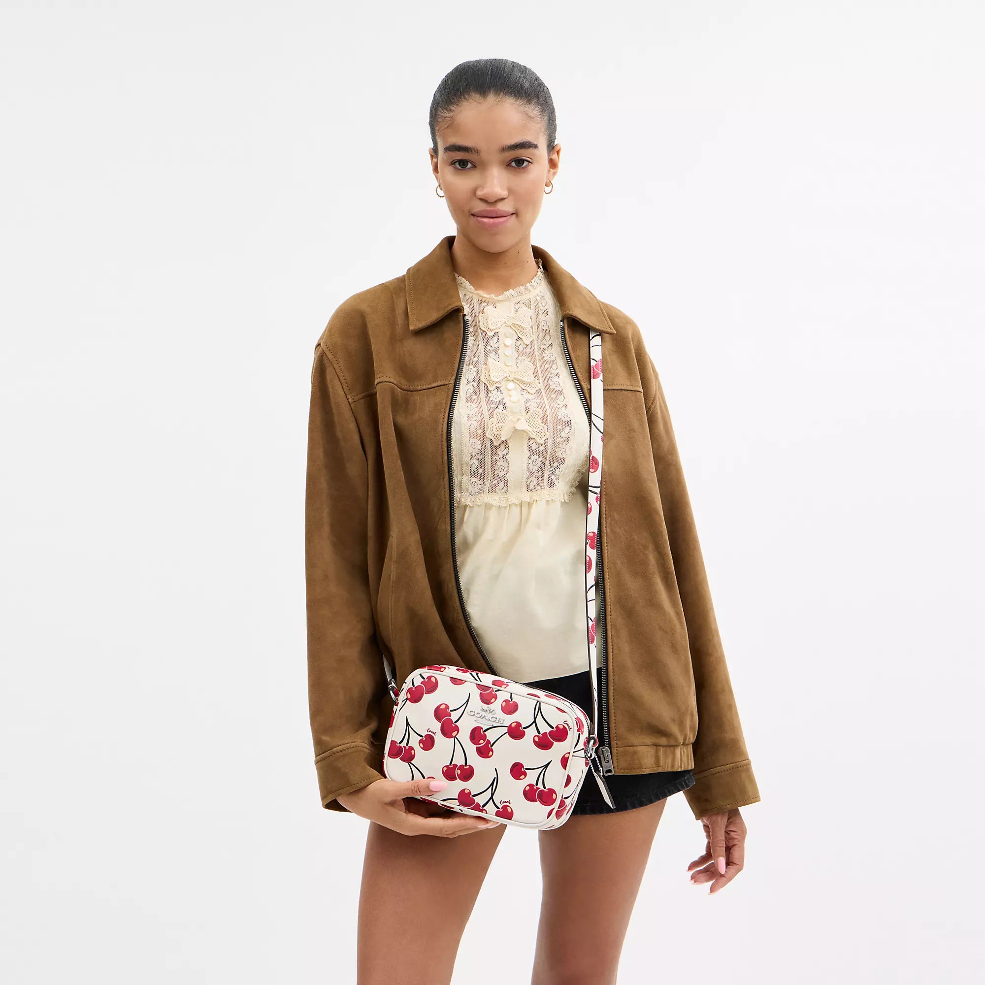 Coathtch Outlet Jamie Camera Bag With Cherry Print
