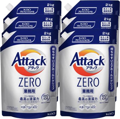 アタックゼロ 洗濯用洗剤 液体 アタックリキッド 史上最高の清潔感 (大容量) つめかえ用 1200g