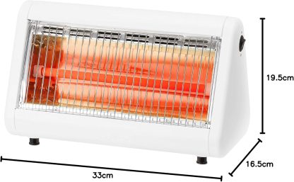 YAMAZEN Electric Heater (800W/400W 2-Level Conversion) White DS-D086(W)
