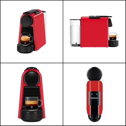 Nespresso Original Capsule Coffee Maker, Essenza Mini Piano Black, D, D30-BK-W, Espresso Machine, Fully Automatic, Main Unit, Recommended, Stylish, Compact, Small