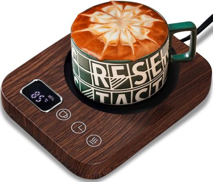 [Warmer Ever] Cup Warmer, Coffee Warmer, Gravity Sensor, Cup Heater, Thermal Coaster, Coffee Cup Warmer, Temperature Adjustment, Up to 184°F (85°C), Timer, Mug, Warmer, Tabletop, Desk, Cup, Heat