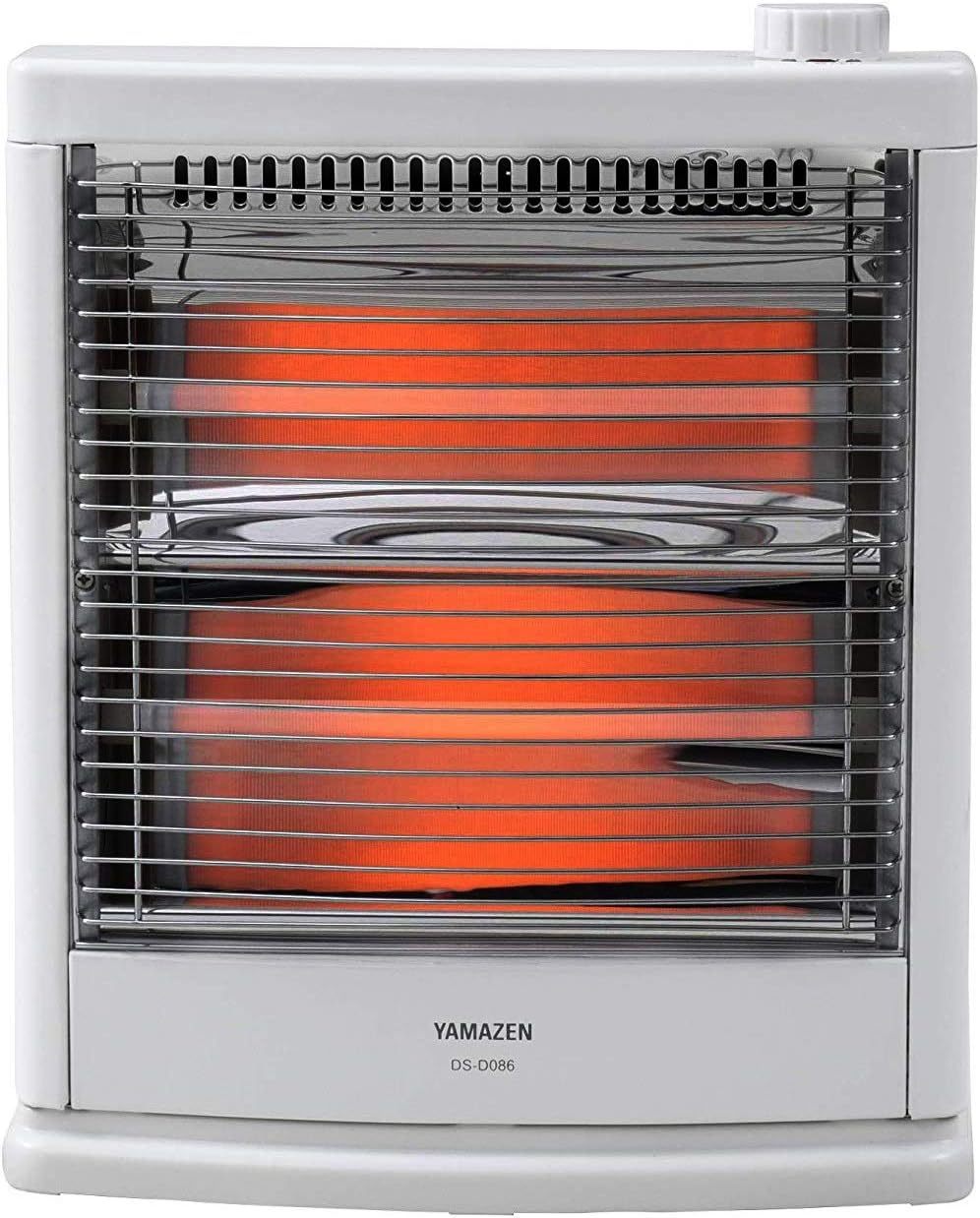 YAMAZEN Electric Heater (800W/400W 2-Level Conversion) White DS-D086(W)