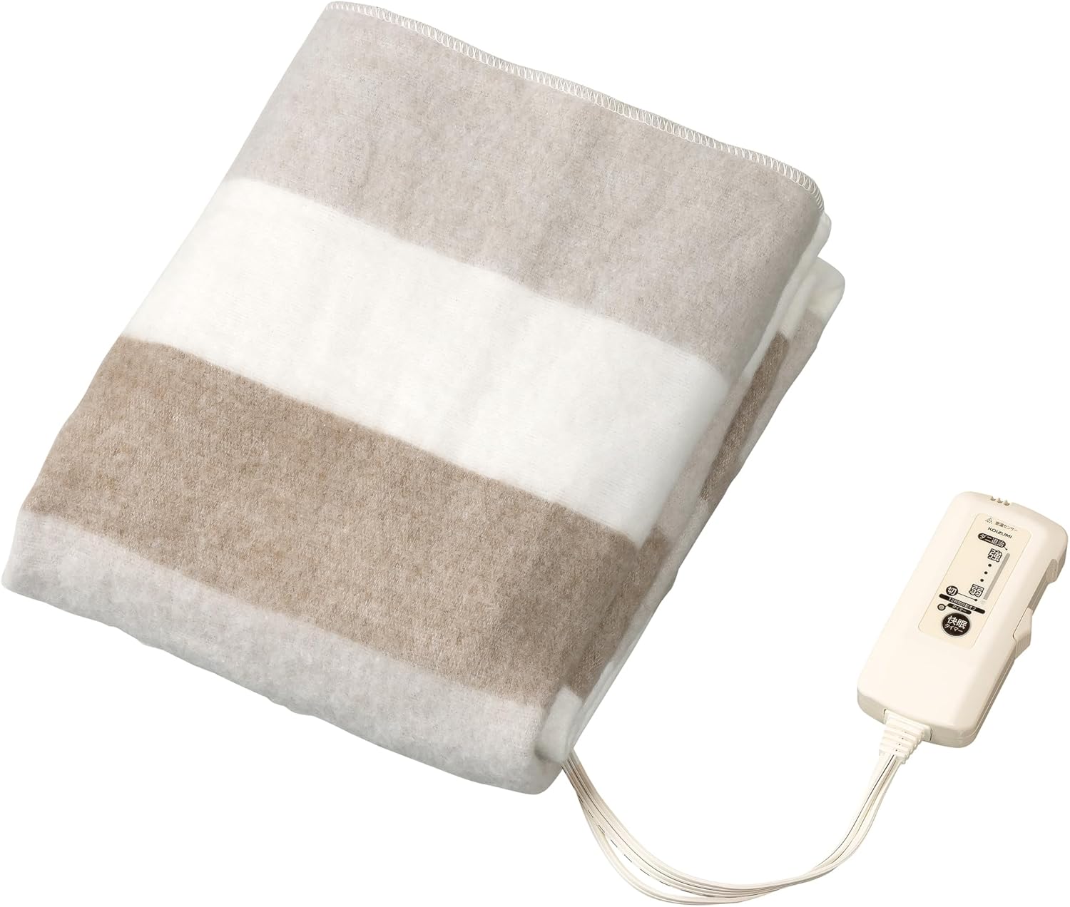 Koizumi KDS-40242 Electric Blanket, Bed Blanket, Washable, Heated Heating Wiring, Dust Mites, 51.2 x 31.5 inches (130 x 80 cm)