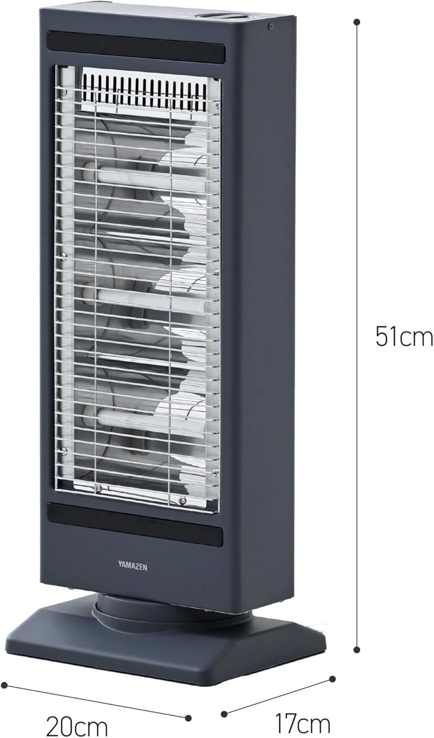 YAMAZEN Electric Heater (800W/400W 2-Level Conversion) White DS-D086(W)