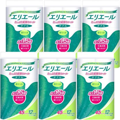 エリエール トイレットペーパー 30m×18ロール ダブル パルプ100% リラックス感のある香り