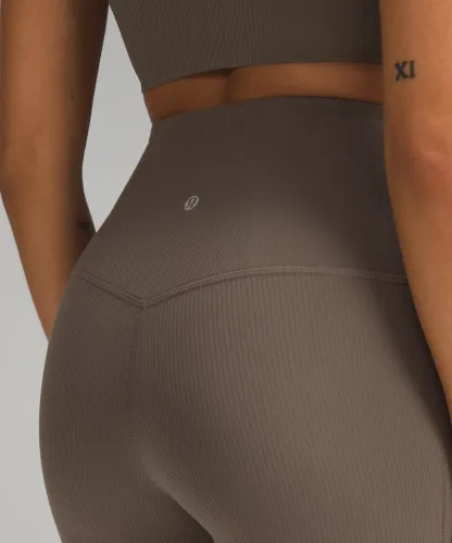 lululthtemon Align™ Ribbed Mini-Flare Pant Extra Short