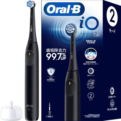 【Amazon.co.jp限定】ブラウン オーラルB iO2S ブラック iOS21D90BK 電動歯ブラシ 初心者向け 決定版