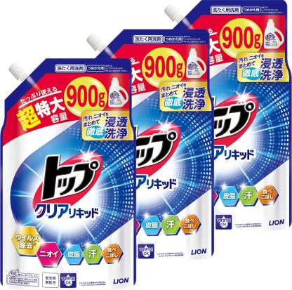 トップクリア液体抗菌部屋干し洗剤 無蛍光配合 洗濯洗剤 液体 業務用 大量 4kg
