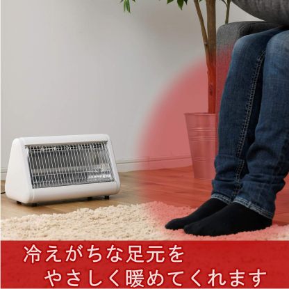 YAMAZEN Electric Heater (800W/400W 2-Level Conversion) White DS-D086(W)