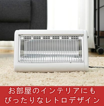 YAMAZEN Electric Heater (800W/400W 2-Level Conversion) White DS-D086(W)