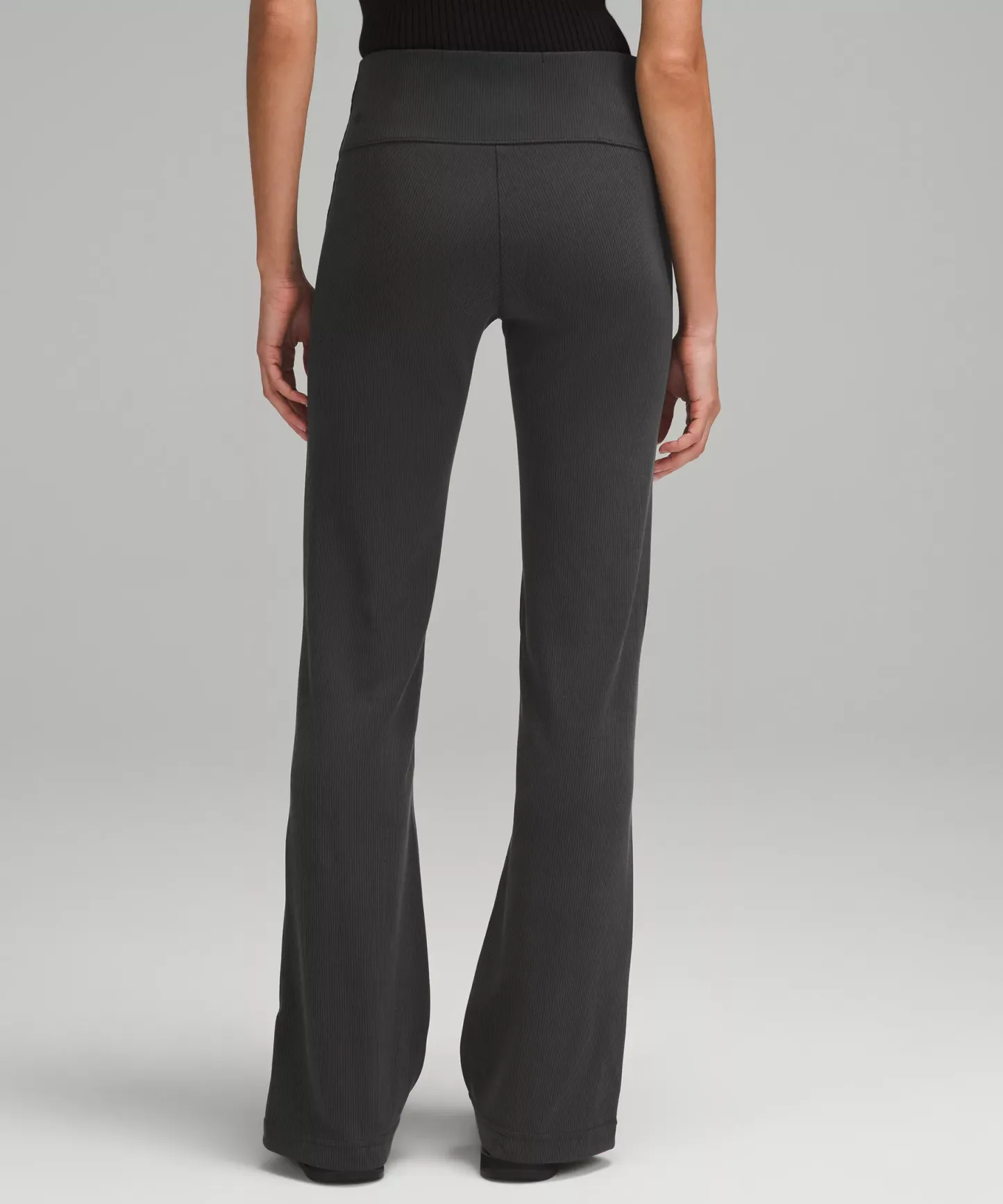 Brushed Softstreme Ribbed Zip Flared Pant 32.5"