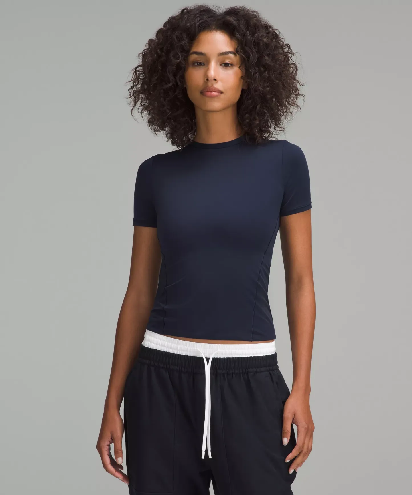 Wundermost Ultra-Soft Nulu Hip-Length Crew Short-Sleeve Shirt