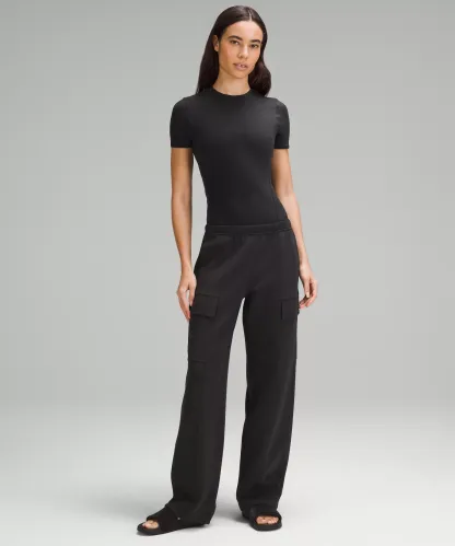 Wundermost Ultra-Soft Nulu Hip-Length Crew Short-Sleeve Shirt