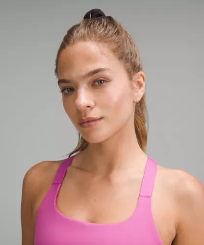 Ultralu Square-Neck Workout Bra Medium Support, B/C Cup