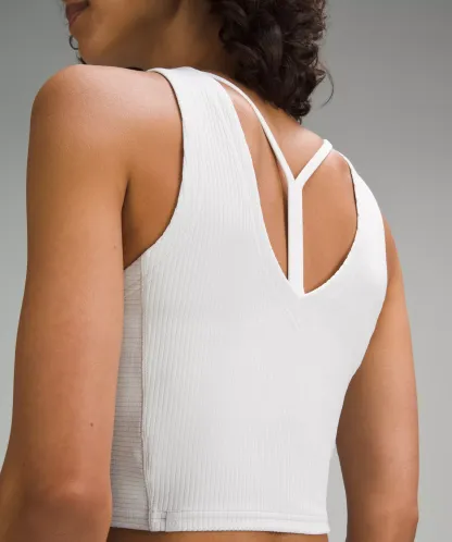 Ribbed Softstreme Cropped Tank Top