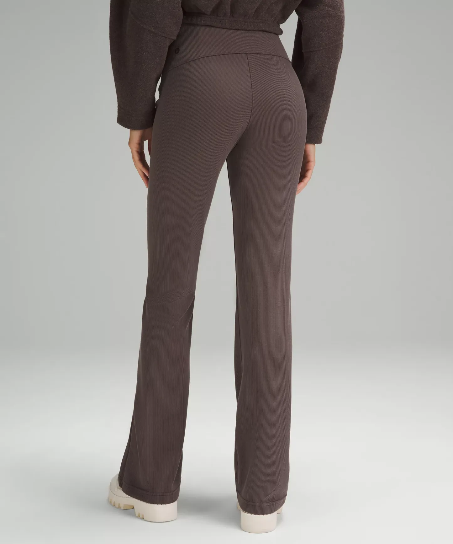 Brushed Softstreme Ribbed Zip Flared Pant 32.5"