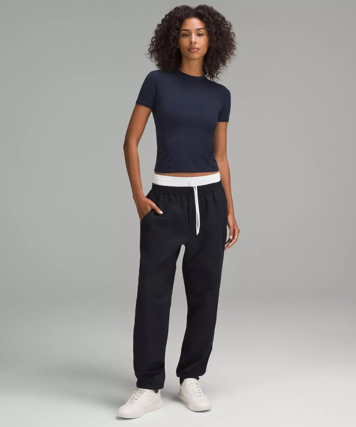 Wundermost Ultra-Soft Nulu Hip-Length Crew Short-Sleeve Shirt