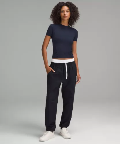 Wundermost Ultra-Soft Nulu Hip-Length Crew Short-Sleeve Shirt