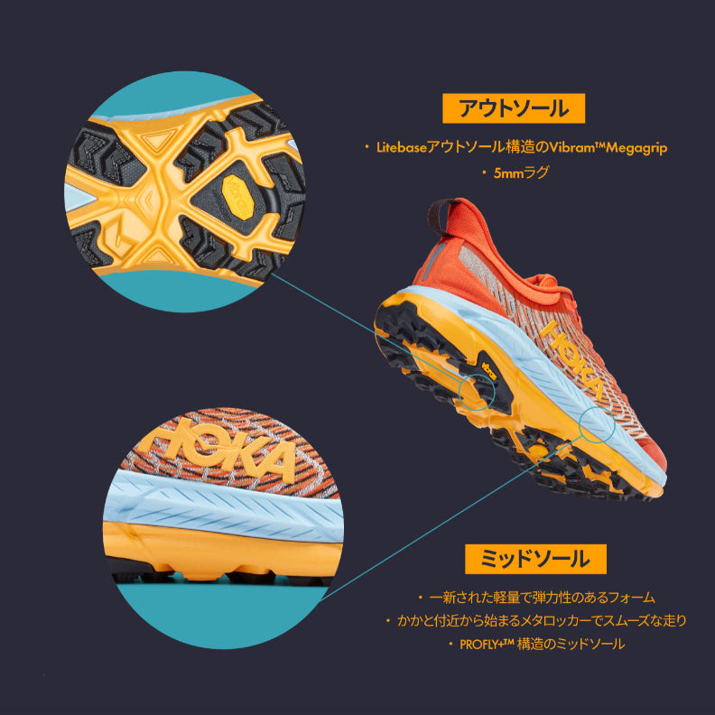 MAFATE SPEED 4 Womens パパイヤ / リアル ティール