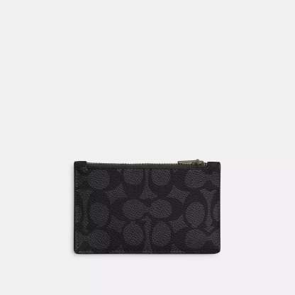 Coathtch Outlet Zip Card Case In Signature