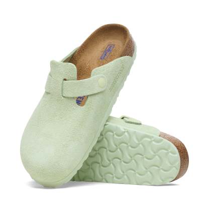 Boston SFB Faded Lime Suede Leather