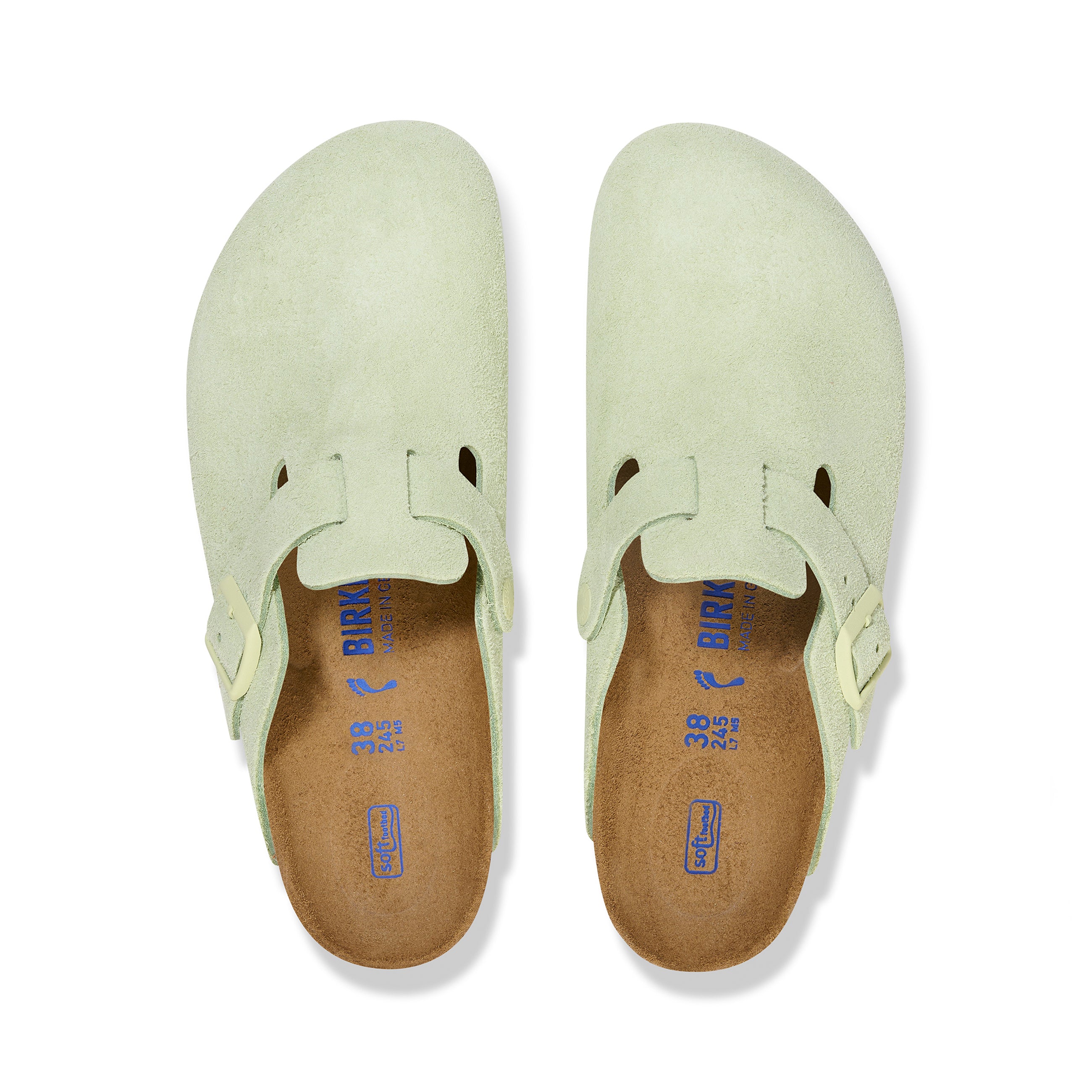 Boston SFB Faded Lime Suede Leather