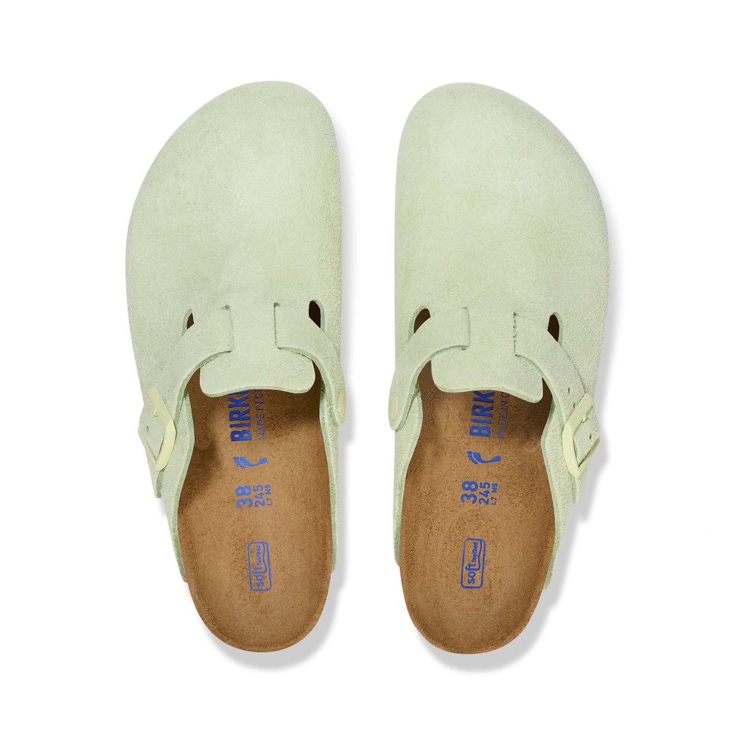 Boston SFB Faded Lime Suede Leather
