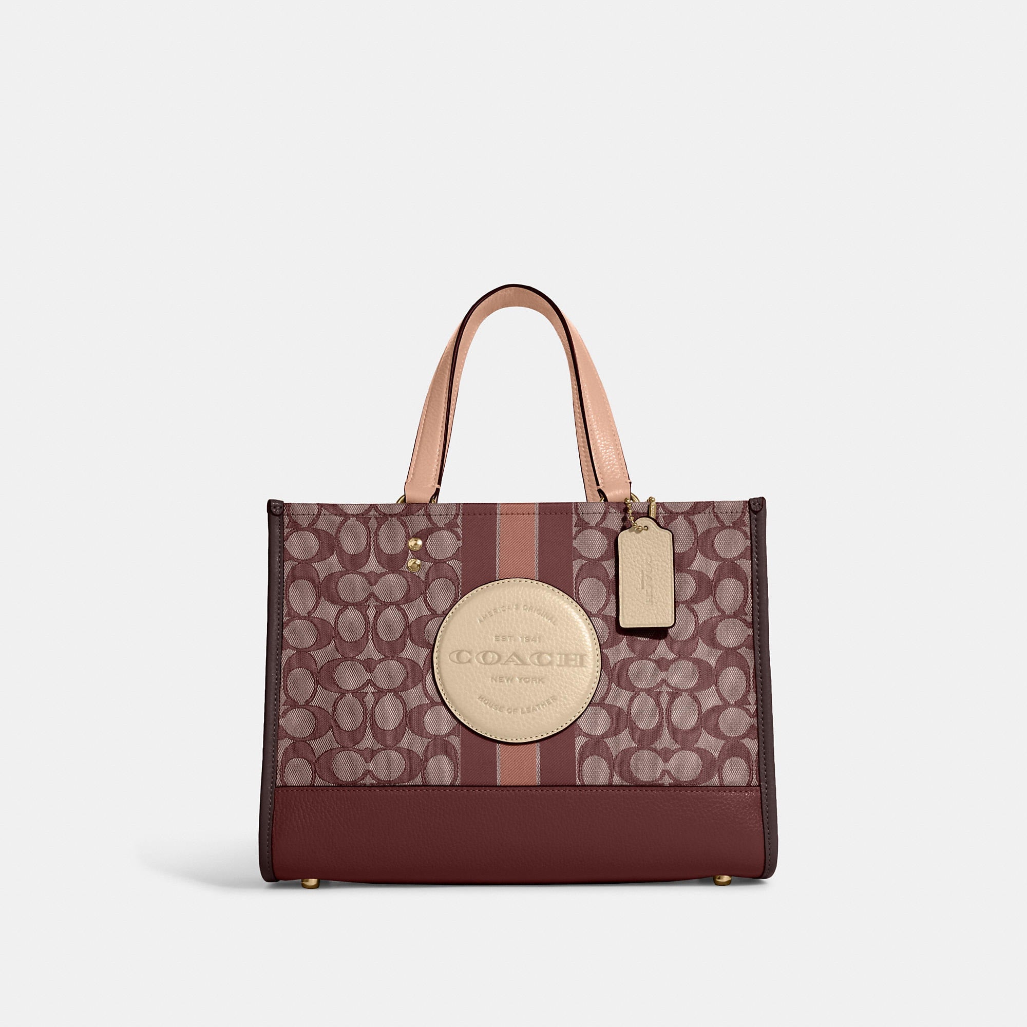 Coathtch Outlet Dempsey Carryall In Signature Jacquard With Stripe And Coathtch Patch