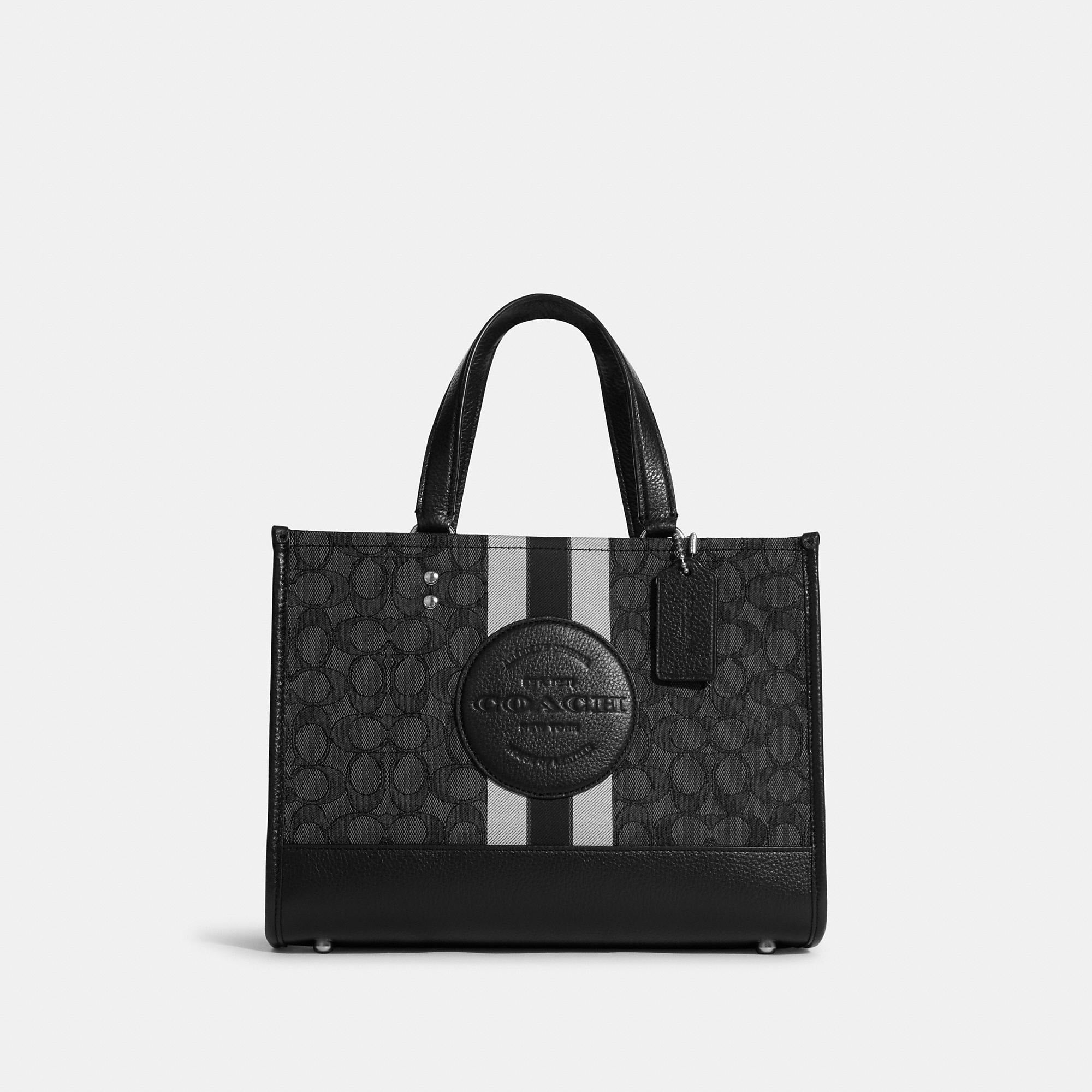 Coathtch Outlet Dempsey Carryall In Signature Jacquard With Stripe And Coathtch Patch