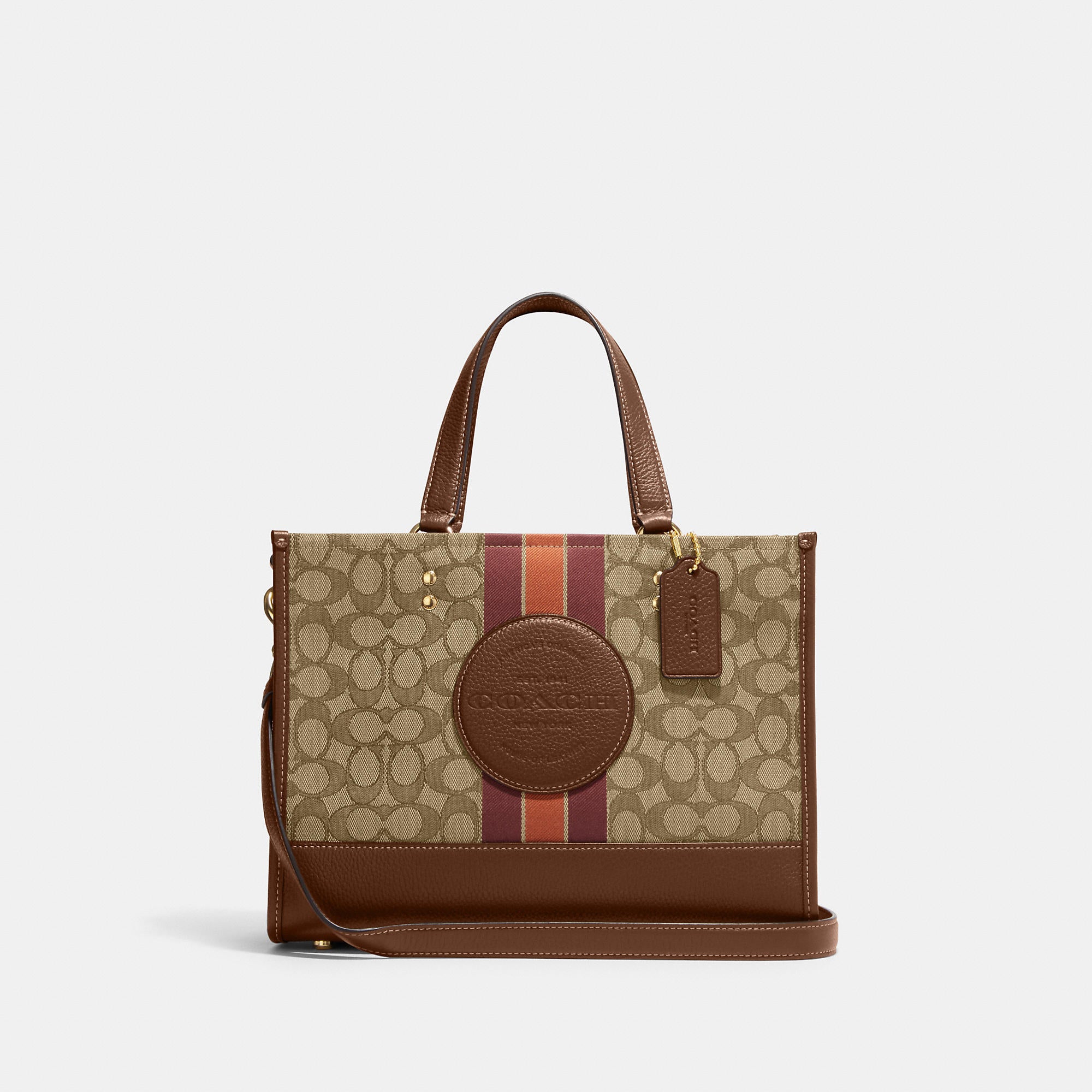 Coathtch Outlet Dempsey Carryall In Signature Jacquard With Stripe And Coathtch Patch