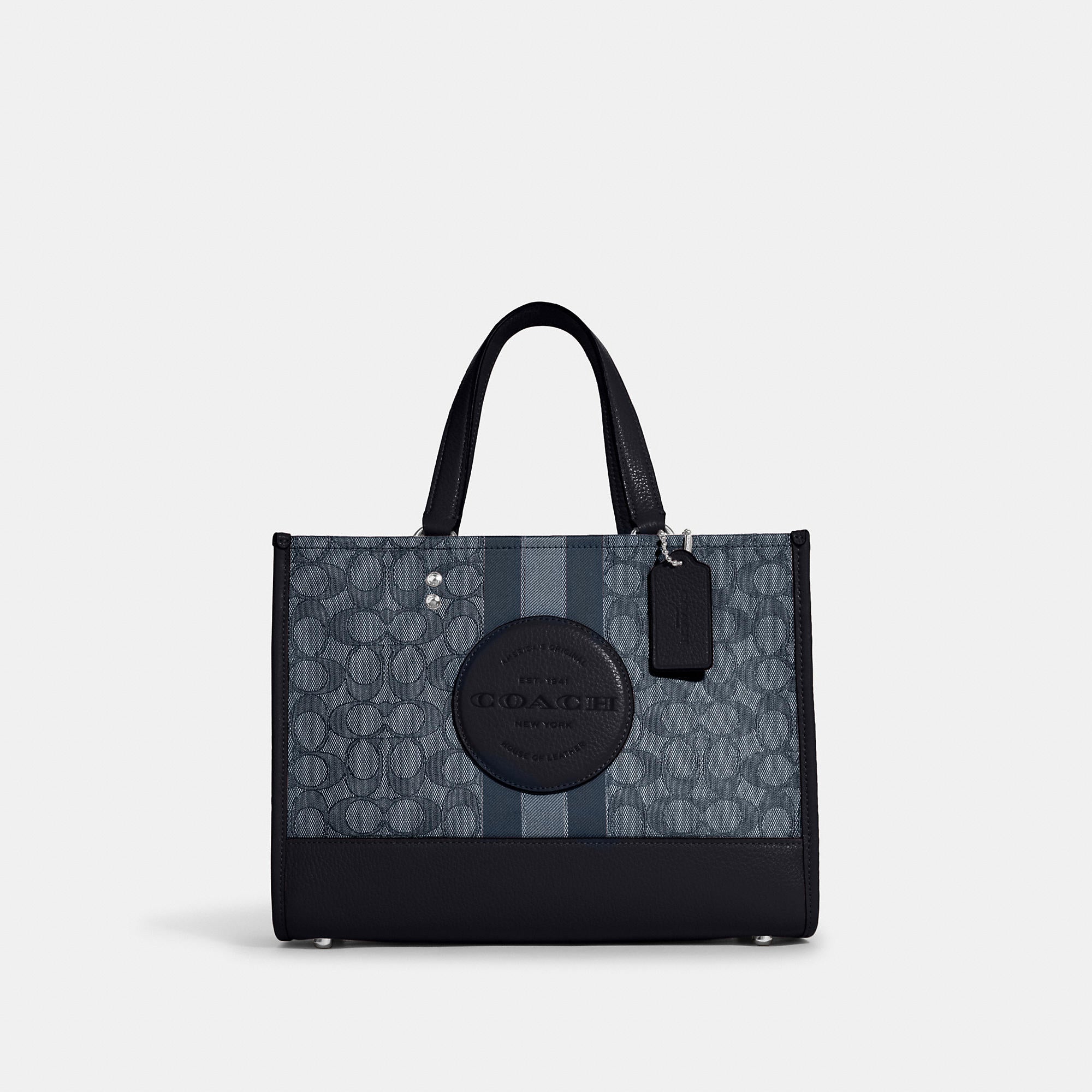 Coathtch Outlet Dempsey Carryall In Signature Jacquard With Stripe And Coathtch Patch