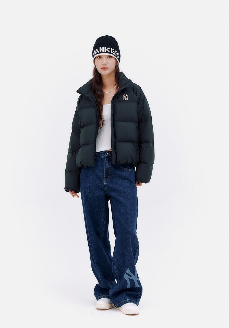 Womens Basic Overcrop Padding NY (Black) _ (3FDJB0136-50BKS)
