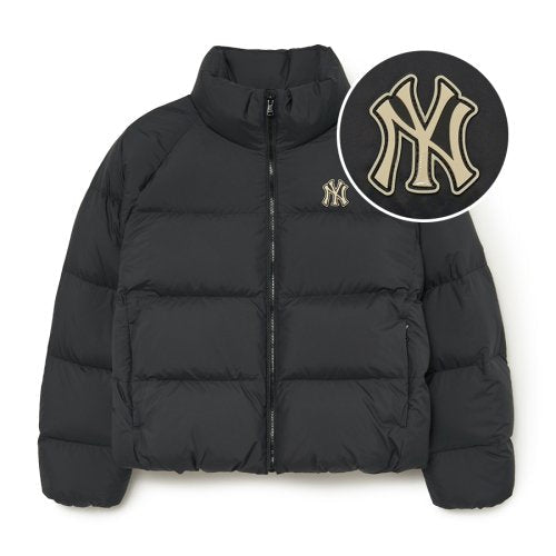 Womens Basic Overcrop Padding NY (Black) _ (3FDJB0136-50BKS)
