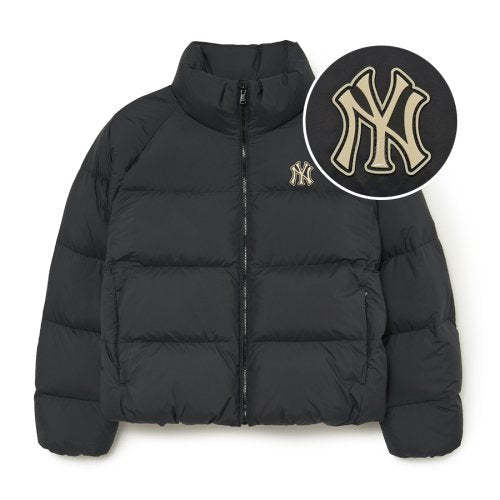 Womens Basic Overcrop Padding NY (Black) _ (3FDJB0136-50BKS)