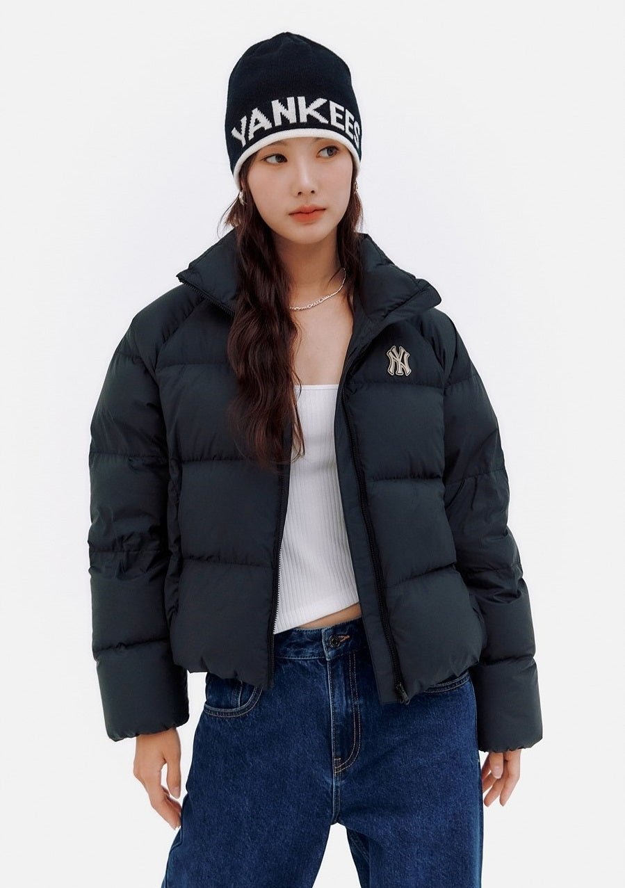 Womens Basic Overcrop Padding NY (Black) _ (3FDJB0136-50BKS)