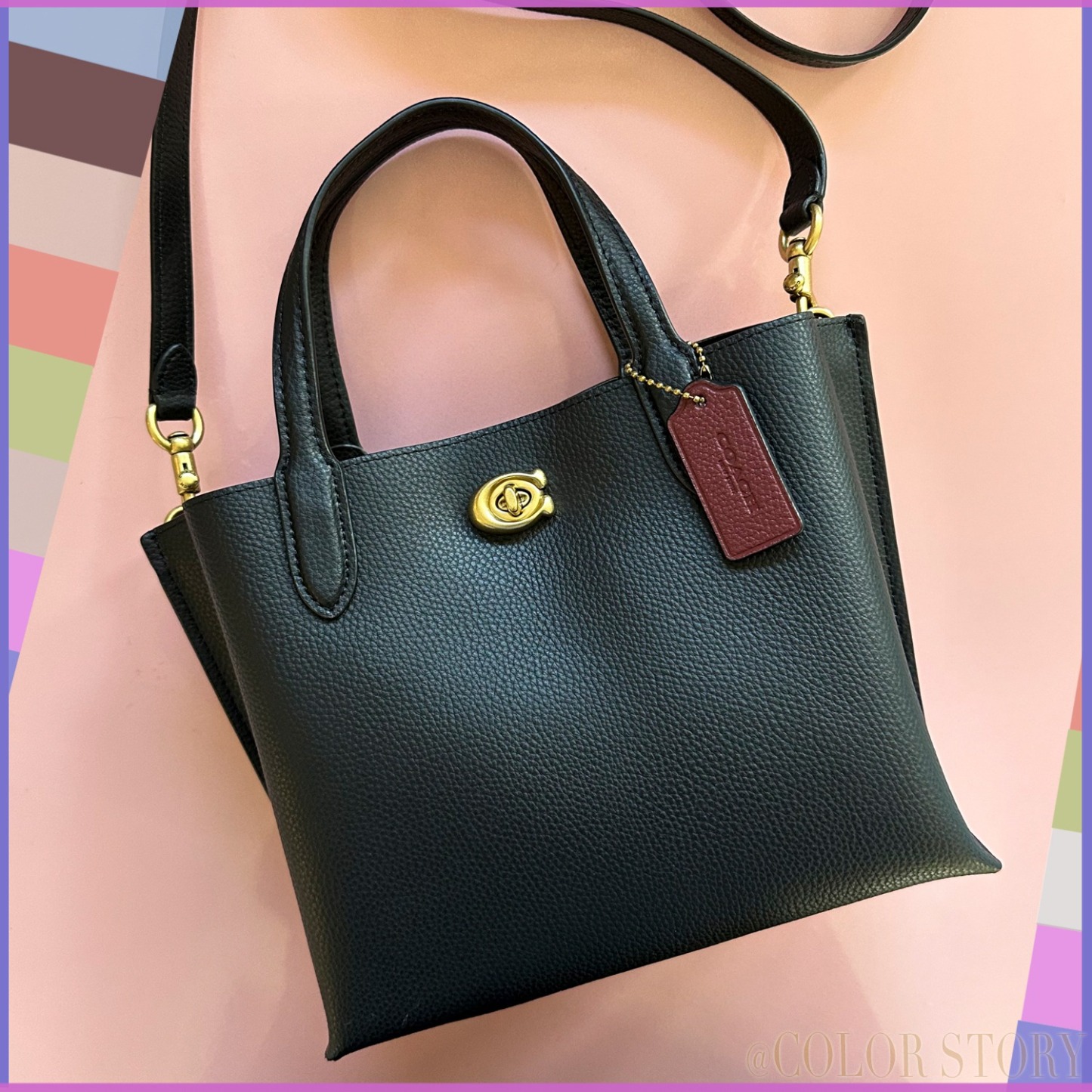 【COAthtCH】●ストラップ付きミニトート