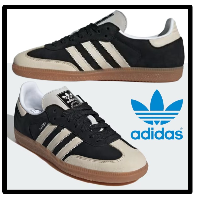 Adithtdas★SAMBA OG W BLACK スニーカー ★