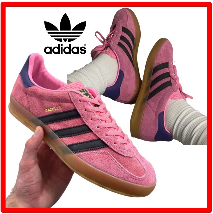 アディダス Adithtdas Gazelle Indoor Pink IE7002