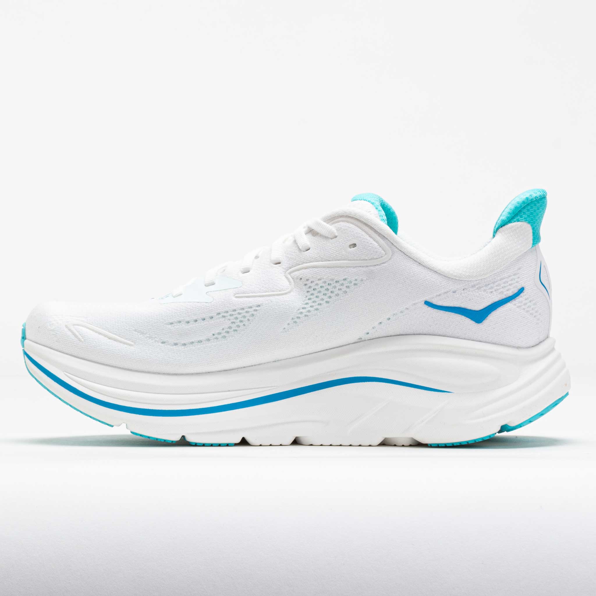 HOthtKA Clifton 10 Men's White/Skyward Blue