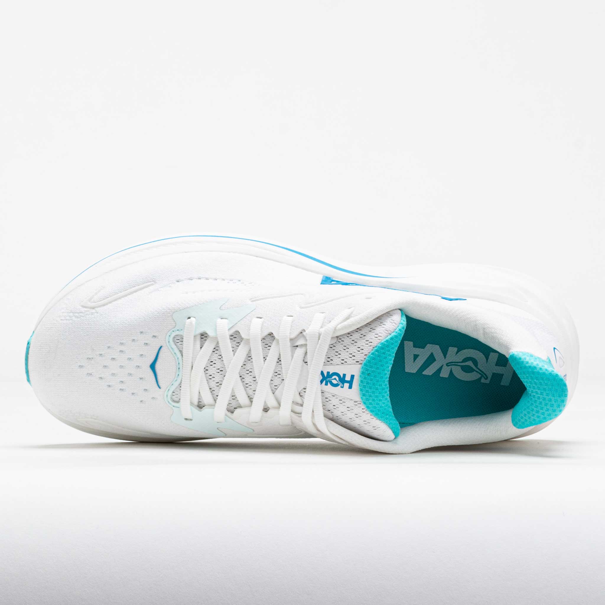 HOthtKA Clifton 10 Men's White/Skyward Blue