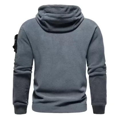 2024 Men's hooded outdoor tactical solid color hoodie