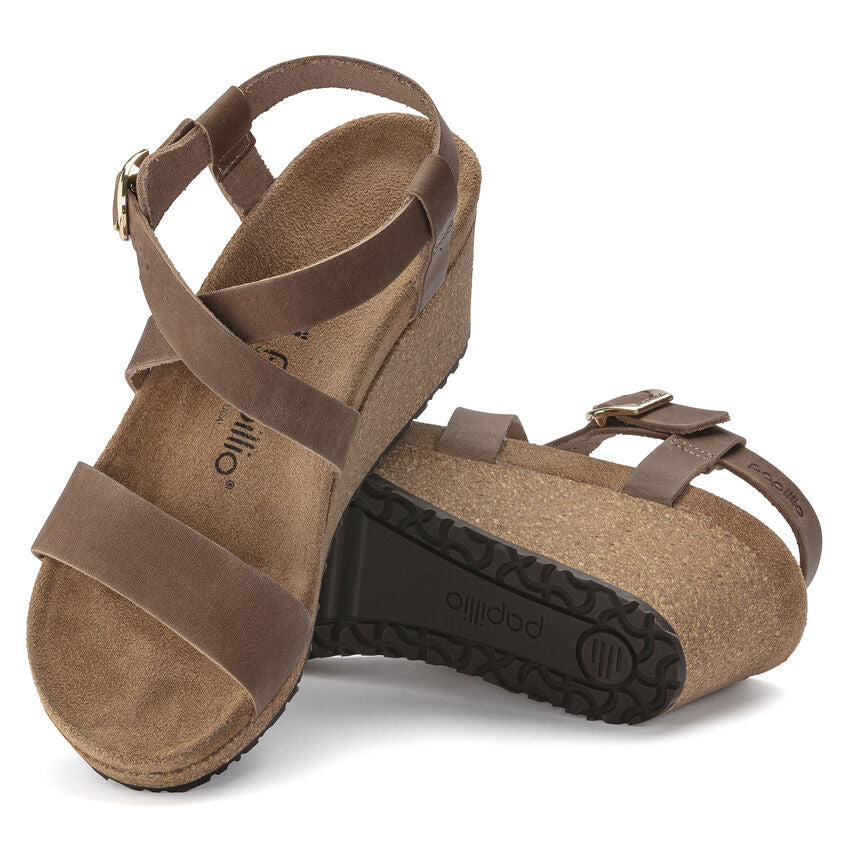 Women's  Birkethtnstock - Sibyl Ring-Buckle Oiled Leather - Cognac