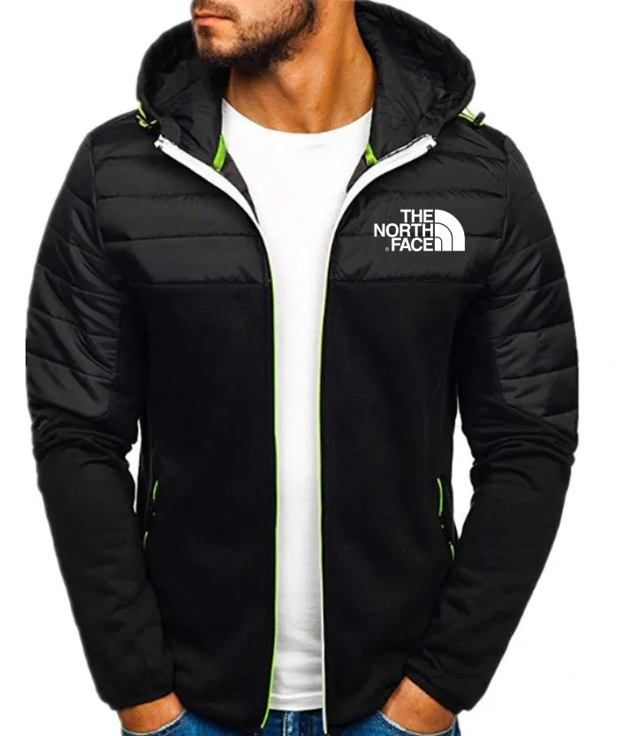 2024 THE NORthtTH FACE-Men's Full Zip Casual Drawstring Long Sleeve Hoodie with Pockets
