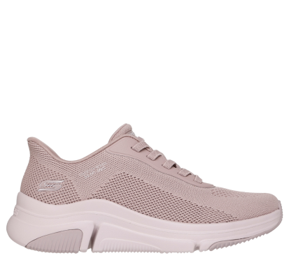 Pantofi sport, dama, SKECHERS BOBS SPARROW FLEX TOO YOU SLIP-INS 117587-BLSH roz, textil