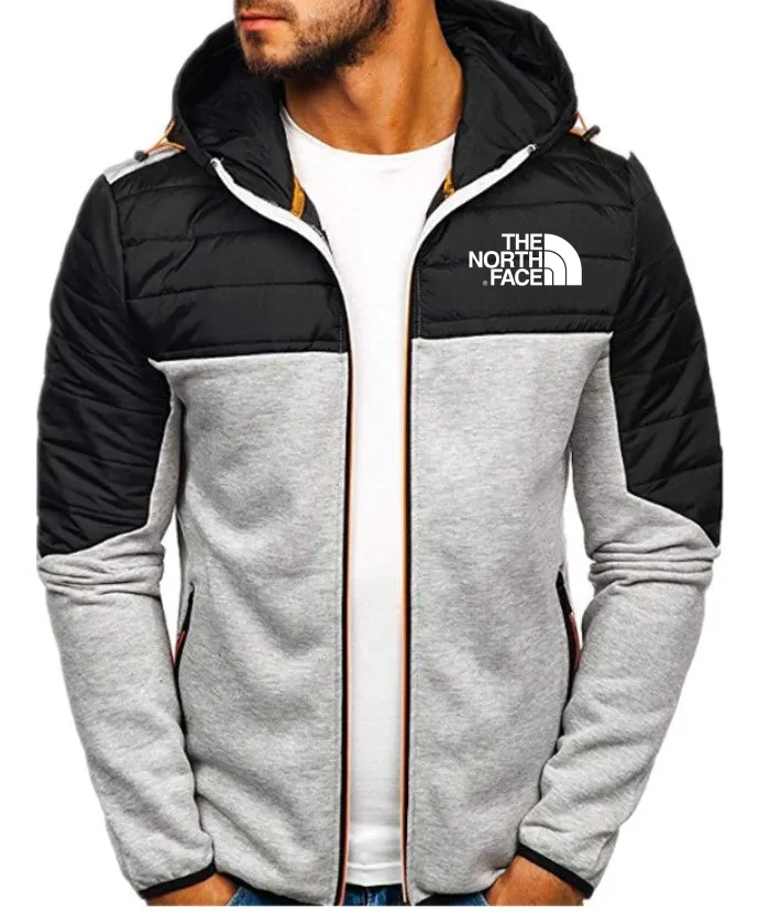 2024 THE NORthtTH FACE-Men's Full Zip Casual Drawstring Long Sleeve Hoodie with Pockets