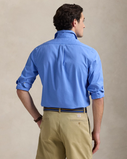 Chemise ajustée en sergé