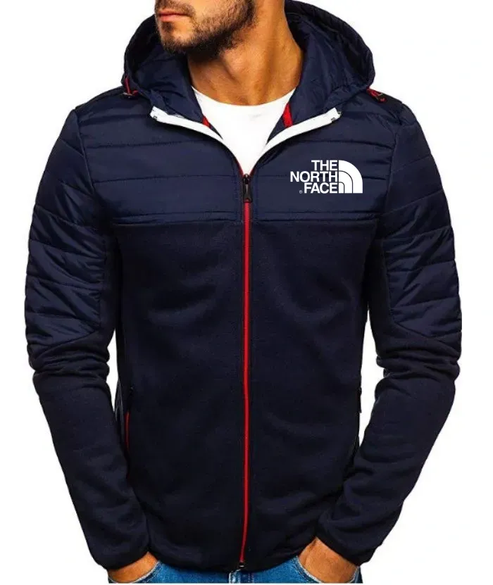 2024 THE NORthtTH FACE-Men's Full Zip Casual Drawstring Long Sleeve Hoodie with Pockets
