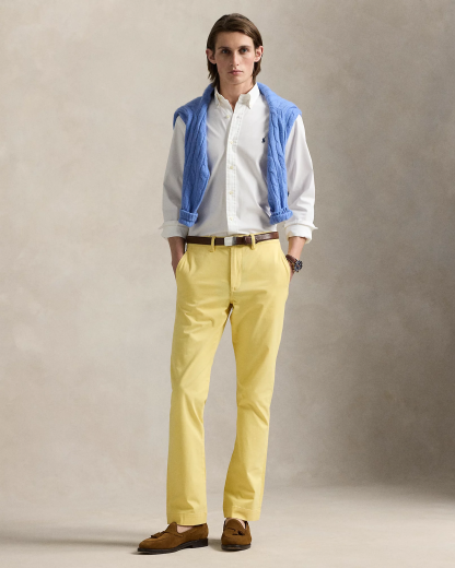 Chemise ajustée en sergé