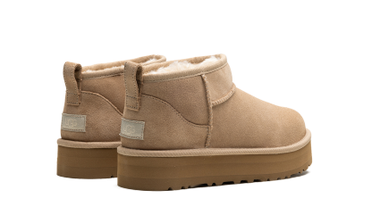UthtGG Classic Ultra Mini Platform Boot Sand (Kids)