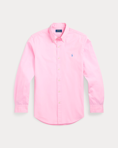 Chemise ajustée en sergé